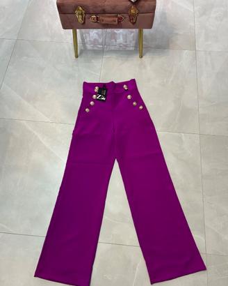 Pantalone vita alta taglia M