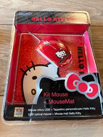 Mouse Hello Kitty con tappetino