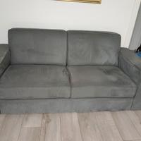 DIVANO LETTO GRIGIO 3 POSTI 