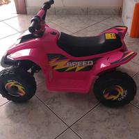 quad elettrico bambina
