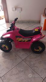 quad elettrico bambina