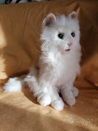 gatto bianco animatronic furreal Hasbro 2003 raro