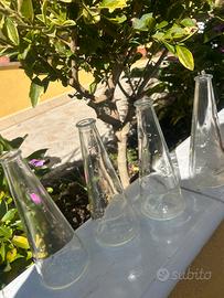 35 Vasetti  fiori in vetro per centrotavola