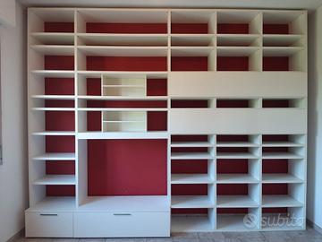 libreria mobile tv Lema bianca - già smontata