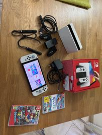 Nintendo switch OLED ( più sport e super Mario)