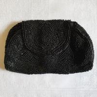 ELEGANTE E PREZIOSA POCHETTE NERA ART DECO’