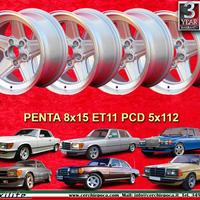 4 pz cerchi Mercedes Penta 8x15 ET11 5x112