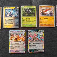 Mini lotto carte Pokemon set Scintille Folgoranti