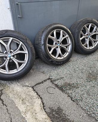 Cerchi+gomme da 19 bmw x5
