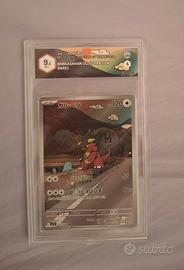 Carta pokemon gradata  