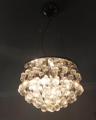 Lampadario moderno in cristallo