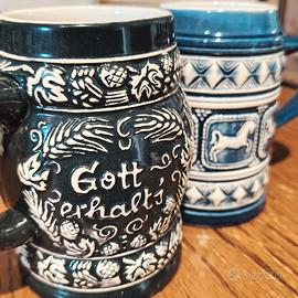 2 boccali tedeschi anni 80