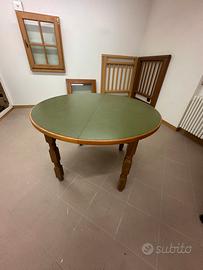 Tavolo rotondo allungabile