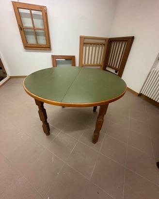 Tavolo rotondo allungabile