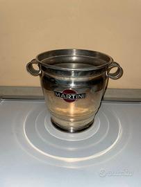 MARTINI ICE BUCKET VINTAGE LOGO SMALTATO