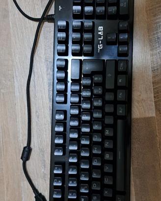 🎮 Tastiera da Gaming THE G-LAB KEYZ CARBON V3 – A