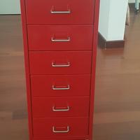 Cassettiera Ikea in metallo 