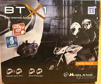 Interfono Bluetooth Midland BT X1 - Twin Pack