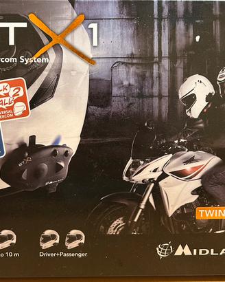 Interfono Bluetooth Midland BT X1 - Twin Pack