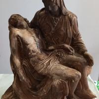 Scultura La Pietà di Michelangelo vintage