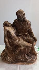 Scultura La Pietà di Michelangelo vintage