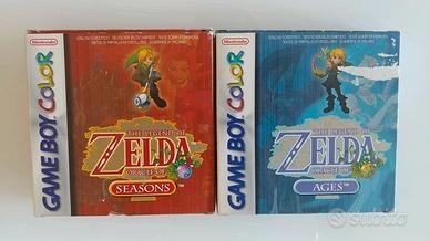 Zelda Oracle of Seasons + Zelda Oracle of Ages