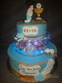 torta scenografia per prima comunione 