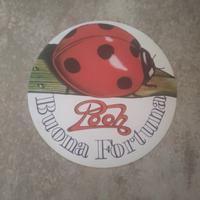 Adesivo stickers Vintage "POOH - Buona Fortuna"