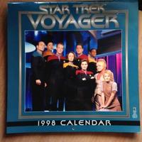 Calendario Star Trek Voyager 1998 vintage