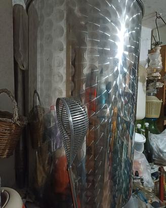 botte acciaio vino da 500 e 300 litri sistema aria