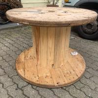 Bobina in legno . Stato originale h72 diametro 100