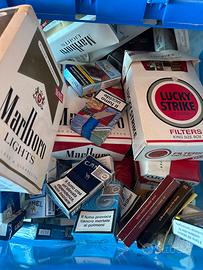 pacchetti di sigarette vuoti anni 80-90-00