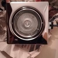 Faretti incasso cromo quadrati