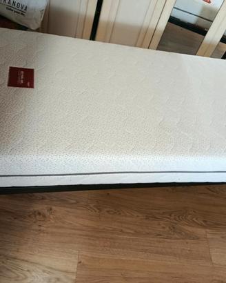 rete e materasso per letto singolo 