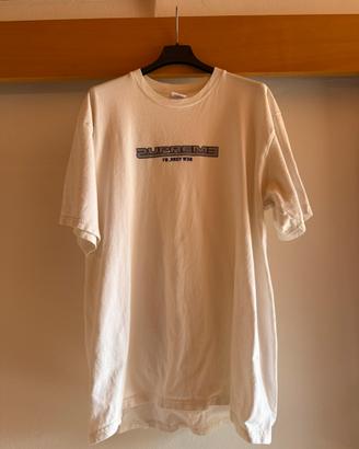 Maglia Supreme bianca uomo