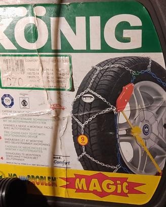 Catene auto Konig 9mm 070 nuove
