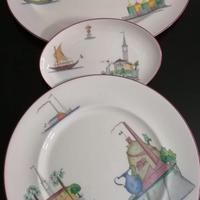 servizio piatti 41 pezzi richard ginori bone china
