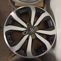 4 cerchi in lega originali citroen 15 pollici