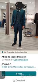 Abito da sposo petrelli come nuovo