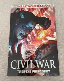 Libro Marvel Civil War a fumetti