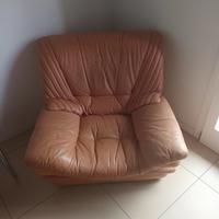 2 comode poltrona in pelle