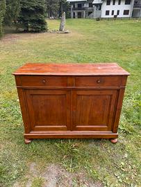 Credenza antica rustica di legno massello
