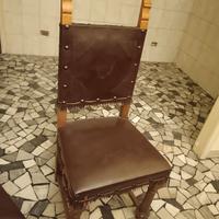 set completo 6 sedie vintage