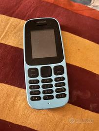 Nokia 105 azzurro raro come nuovo com cuffie