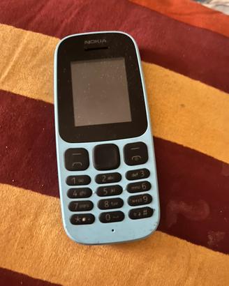 Nokia 105 azzurro raro come nuovo com cuffie