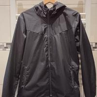 Giubbino Kipsta antipioggia nero taglia 14-15 anni