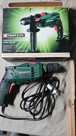 trapano a percussione + pezzi ricambio + accessori