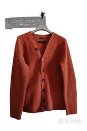 Paolo Pecora - taglia L - cardigan semplice con sc