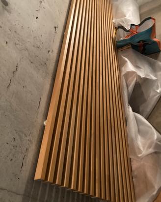 Testiera letto mandal con 6 mensole