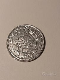 lire 50 vaticano giubileo 1975 FDC!